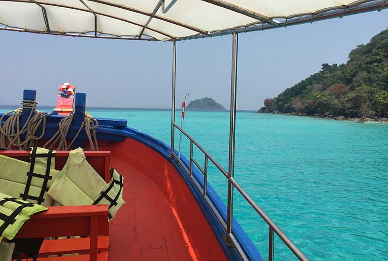 Crystal clear water and lots of fish...