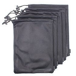 5 PCS Multi Purpose Nylon Mesh Drawstring Storage Ditty Bags for Travel & Outdoor Activity by Erlvery DaMain 14