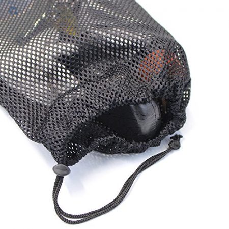 5 PCS Multi Purpose Nylon Mesh Drawstring Storage Ditty Bags for Travel & Outdoor Activity by Erlvery DaMain 5