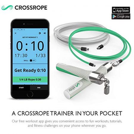 Crossrope Get Lean - Weighted Jump Rope Set 6