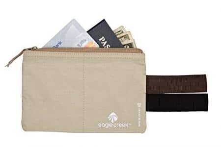 Eagle Creek Travel Gear Luggage RFID Blocker Hidden Pocket, Tan 3