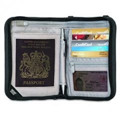 Pacsafe Rfidsafe V150 Anti-Theft RFID Blocking Compact Passport Wallet, Black 5
