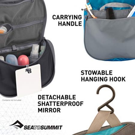 Sea to Summit Travelling Light Hanging Toiletry Bag 3